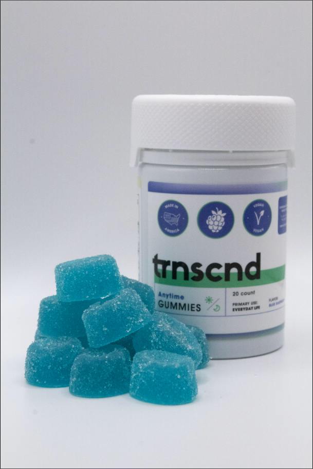 Trnscnd Anytime Blue Raspberry Delta 9