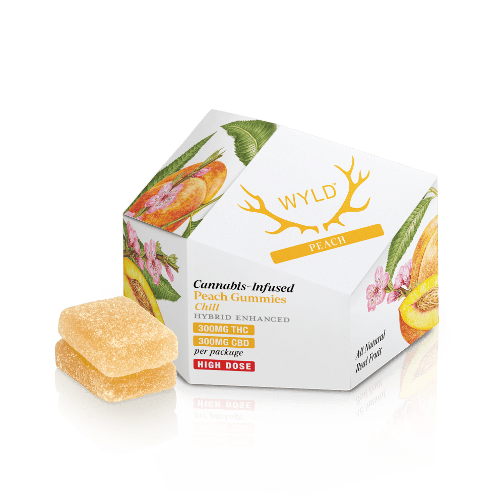 WLYD - Peach 300mg 1:1 THC:CBD (Hybrid)