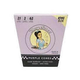 Blazy Susan Purple 20Pk Cones - King Size