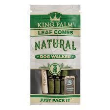 King Palm - Natural 3Pk Cones - Dog Walkers Size