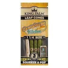 King Palm - Cantaloupe Melon 3Pk Cones - 1 1/4 Size
