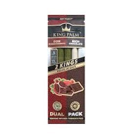 King Palm - (Terpene Infused) Don Pomegranate / Rich Chocolate 2Pk Cones - King Size