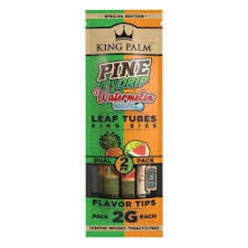 King Palm - (Terpene Infused) Pine Drip / Watermelon Wave 2Pk Cones - King Size