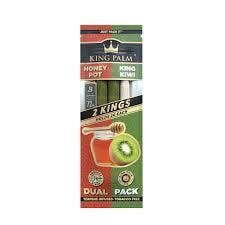 King Palm - (Terpene Infused) Honey Pot / King Kiwi 2Pk Cones - King Size