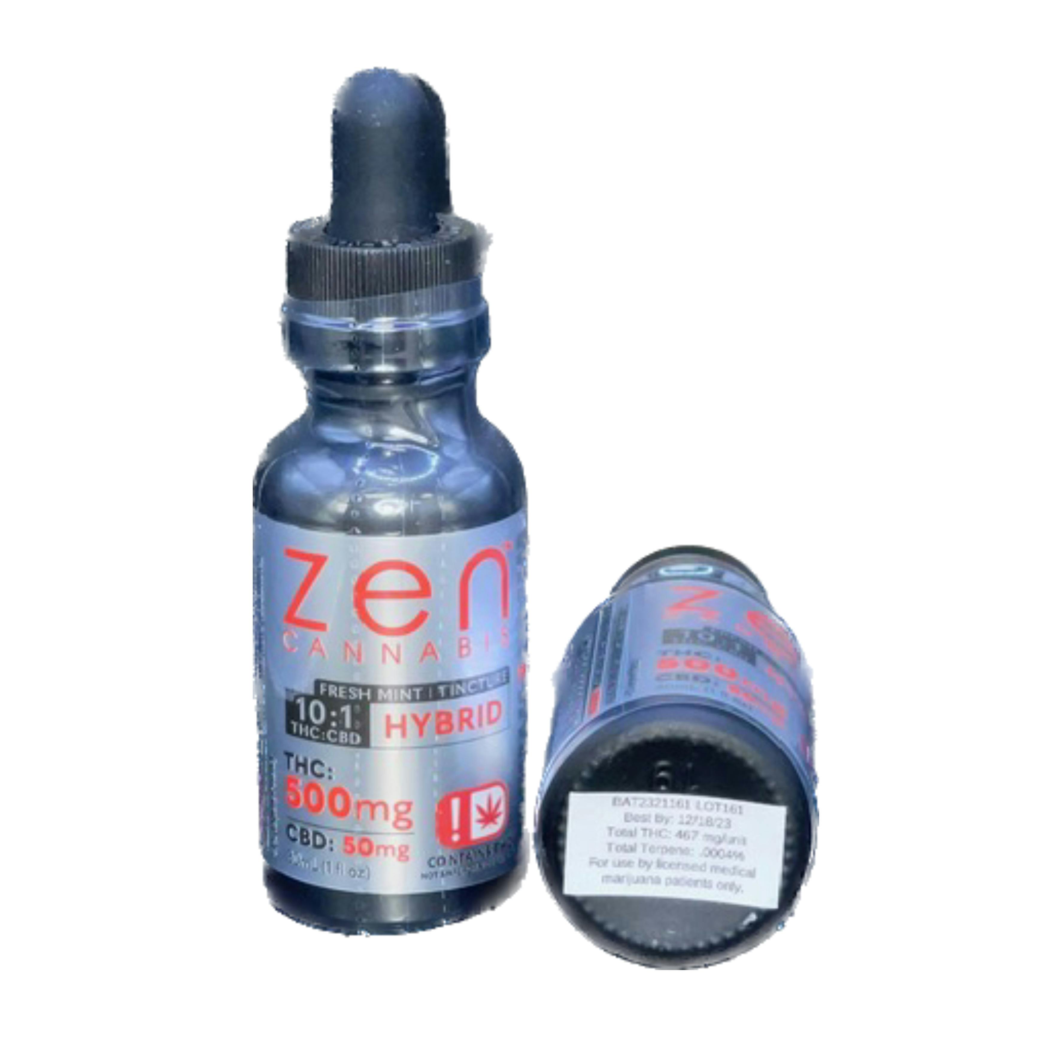 ZEN - Hybrid Fresh Mint 10:1 30ml 500 mg THC : 50 mg CBD