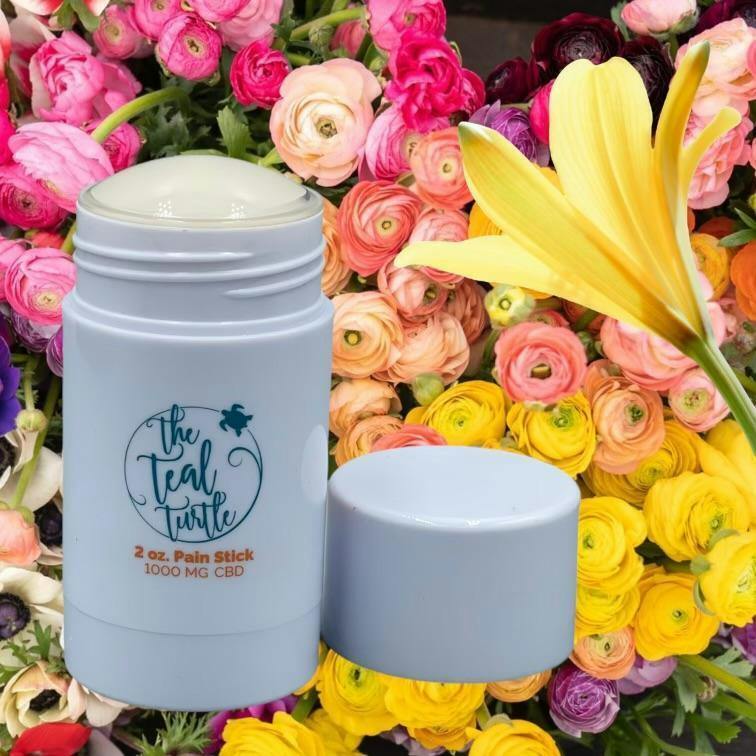 The Teal Turtle - CBD Pain Stick (Analgesic) - 1000mg CBD