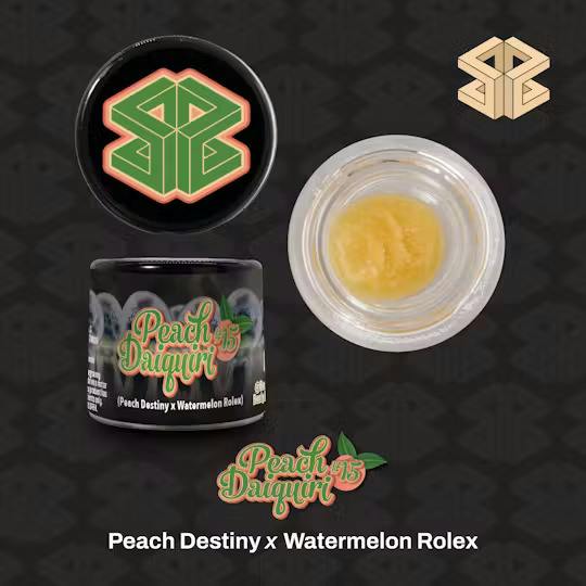 Burly Botanicals - Peach Daiquiri #16 1g Live Rosin Badder