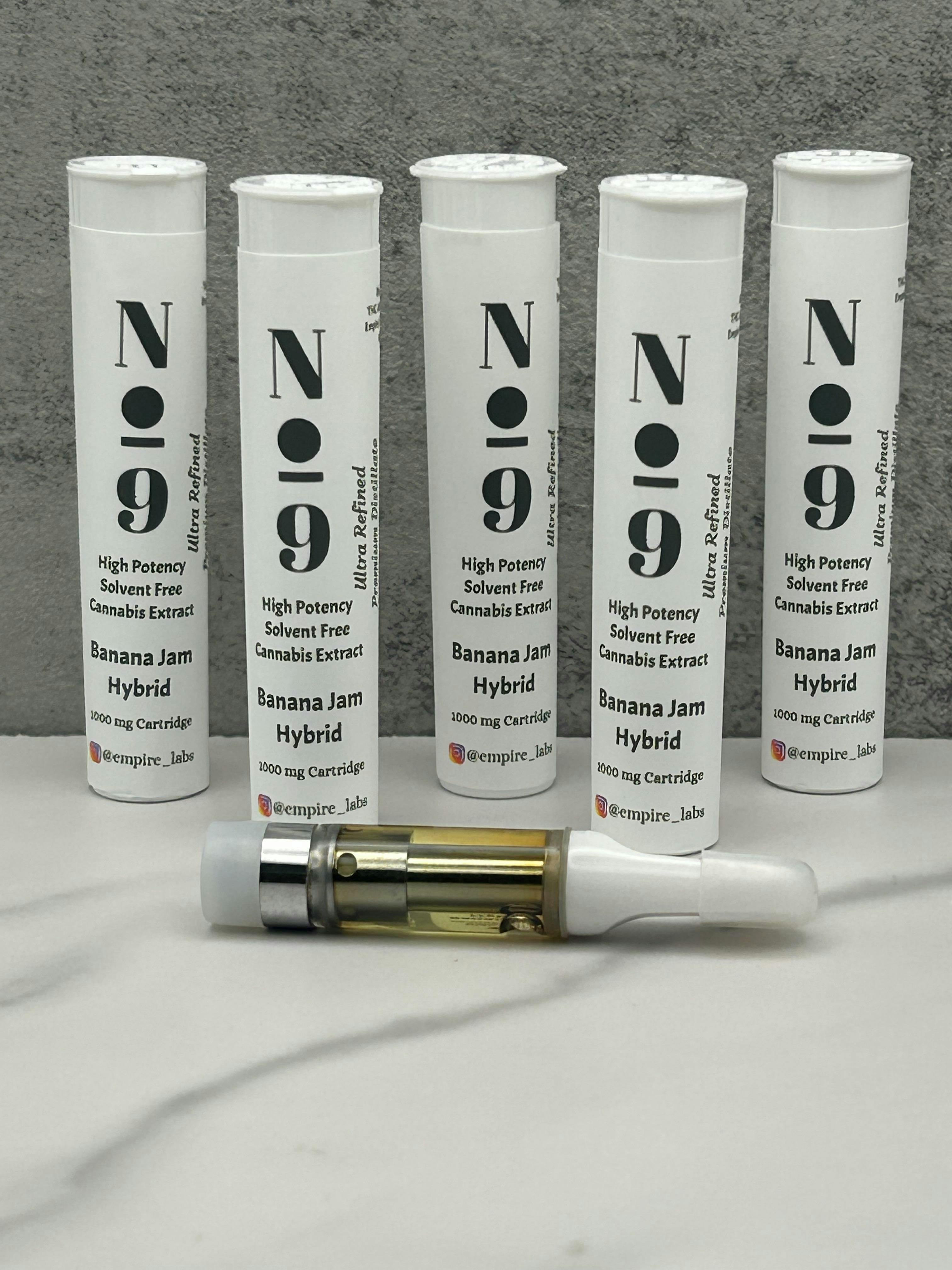 Item #9 - Banana Jam 1G Cart - Solventless Distillate