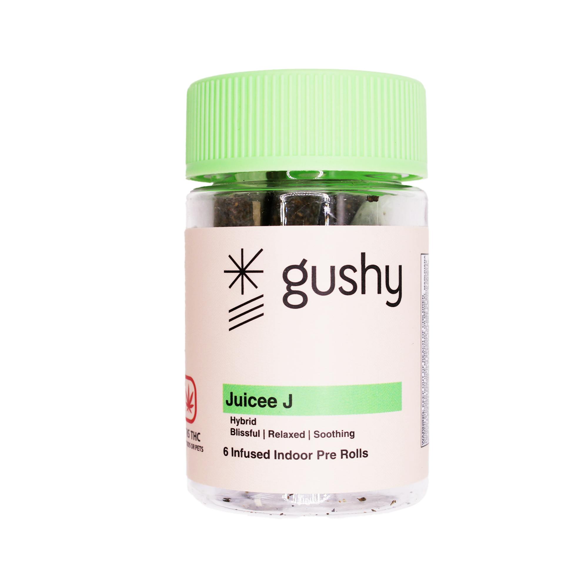 Gushy - Juicee J - 0.75G Infused Prerolls (6Pk)