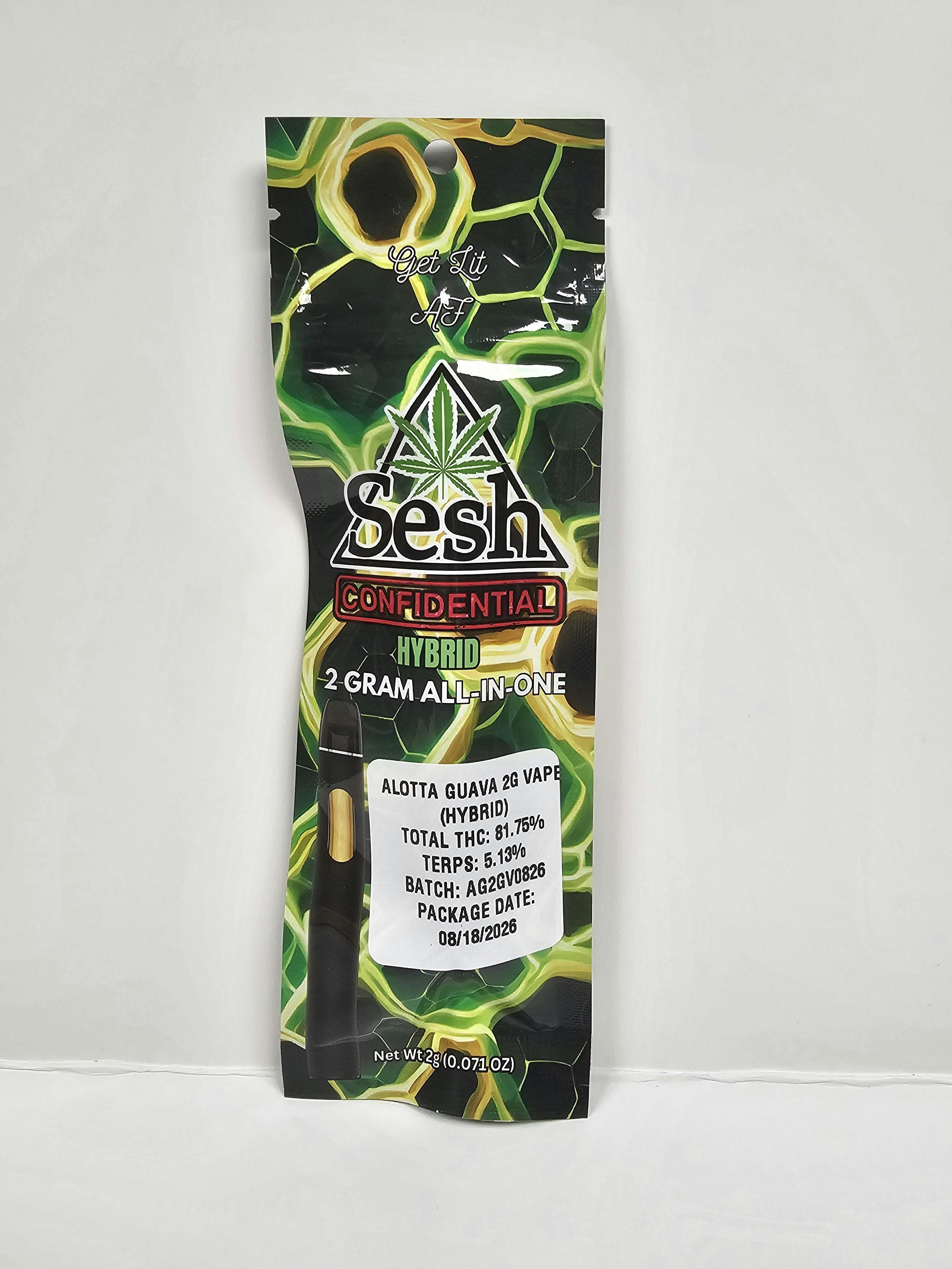 Sesh Confidential - Alotta Guava 2G Disposable