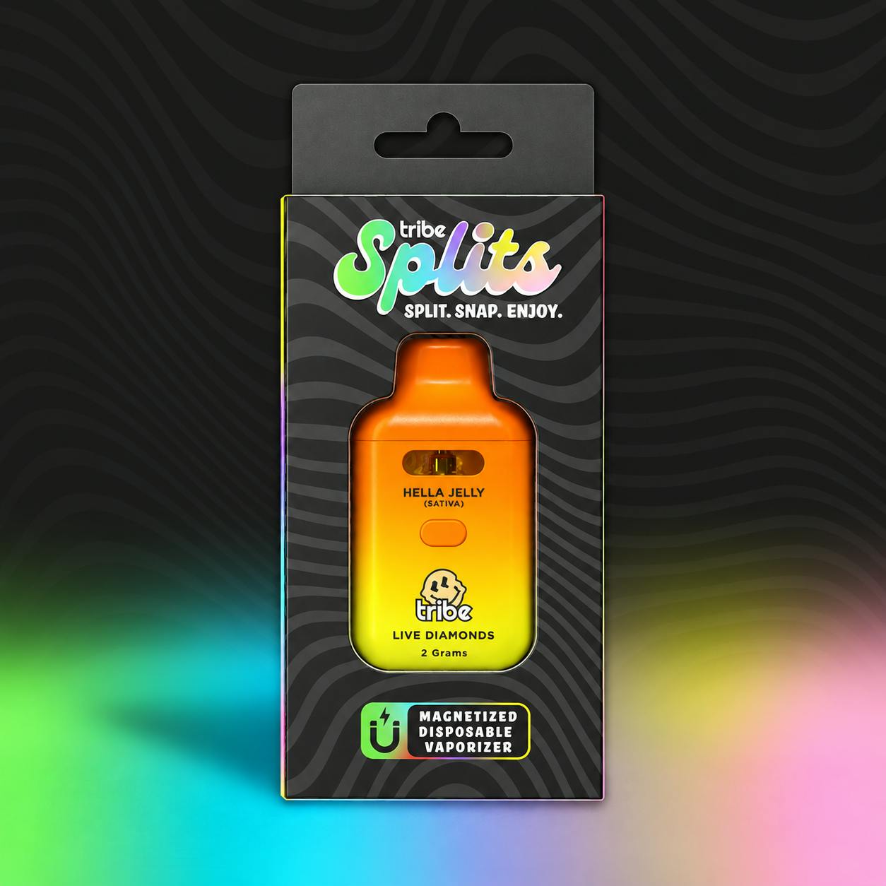 Tribe Splits - Hella Jelly - Sativa - 2G Live Diamonds Disposable