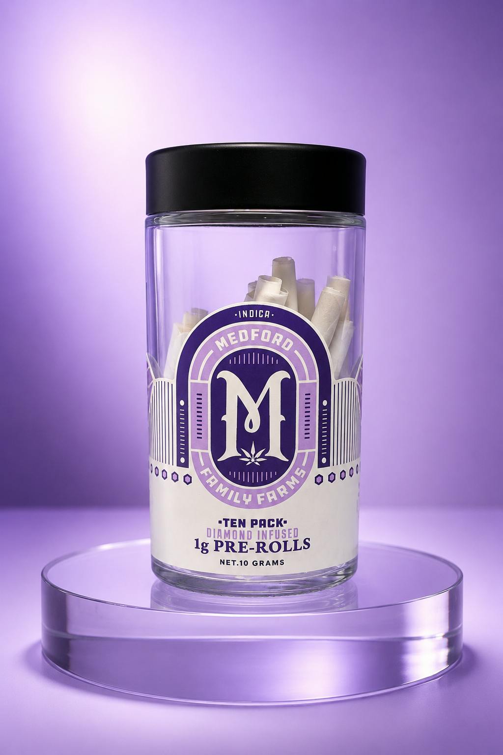 Medford - F%ck That's Purple - Indica - 10Pk Diamond Infused Prerolls