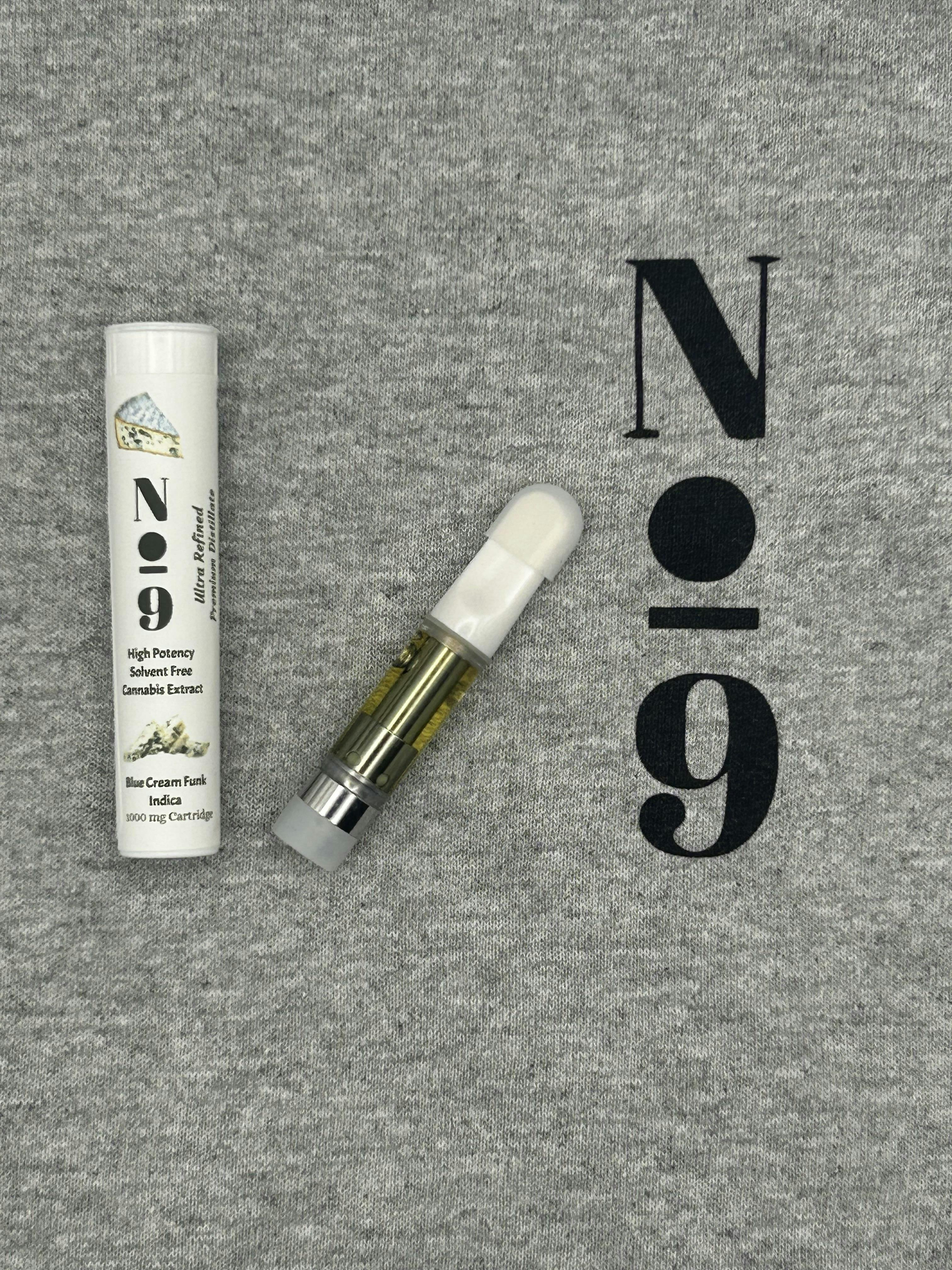 Item #9 - Blue Cream Funk 1G Cart - Solventless Distillate