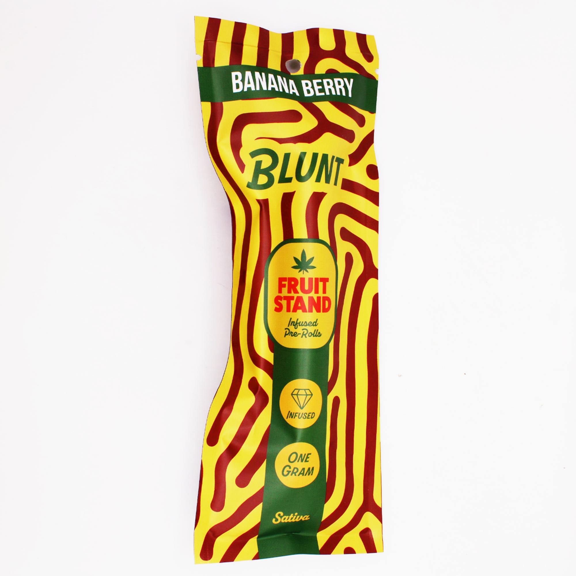Fruit Stand Blunt - Banana Berry - 1g Diamond Infused Blunt