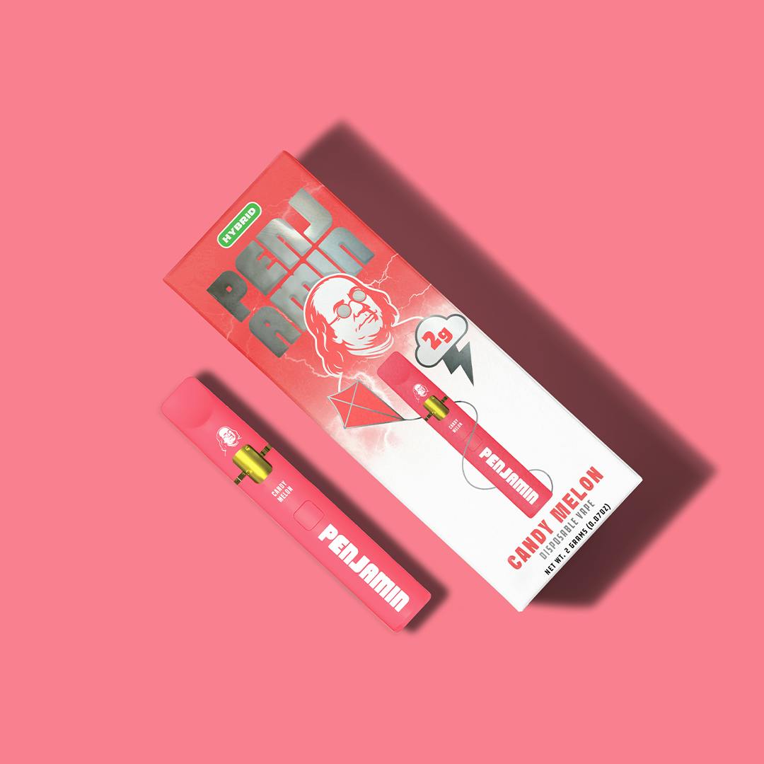 Penjamin - Candy Melon 2G Disposable Vape - Hybrid