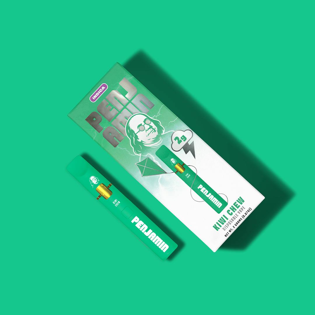 Penjamin - Kiwi Chew 2G Disposable Vape - Indica