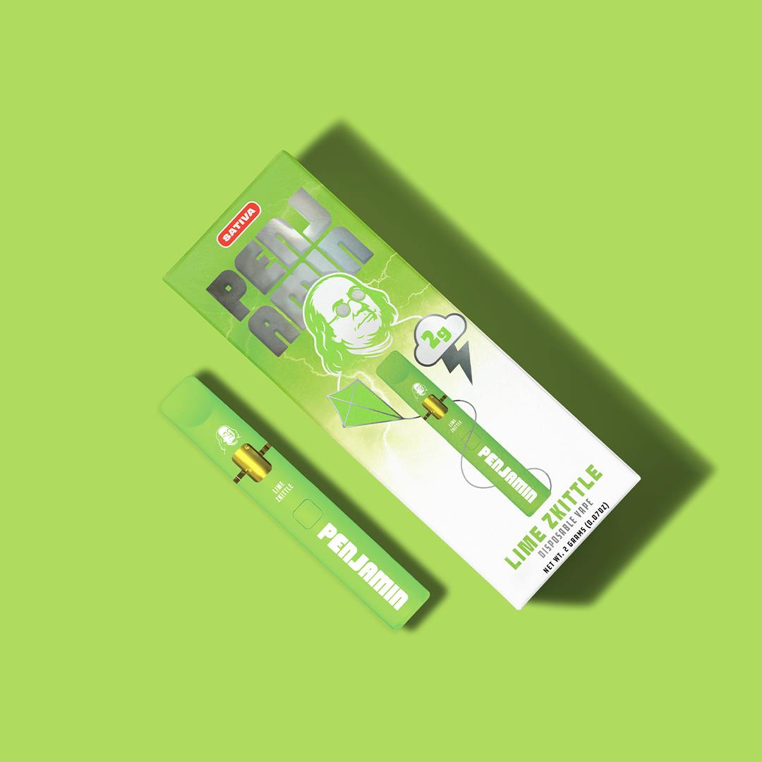 Penjamin - Lime Zkittle 2G Disposable Vape - Sativa