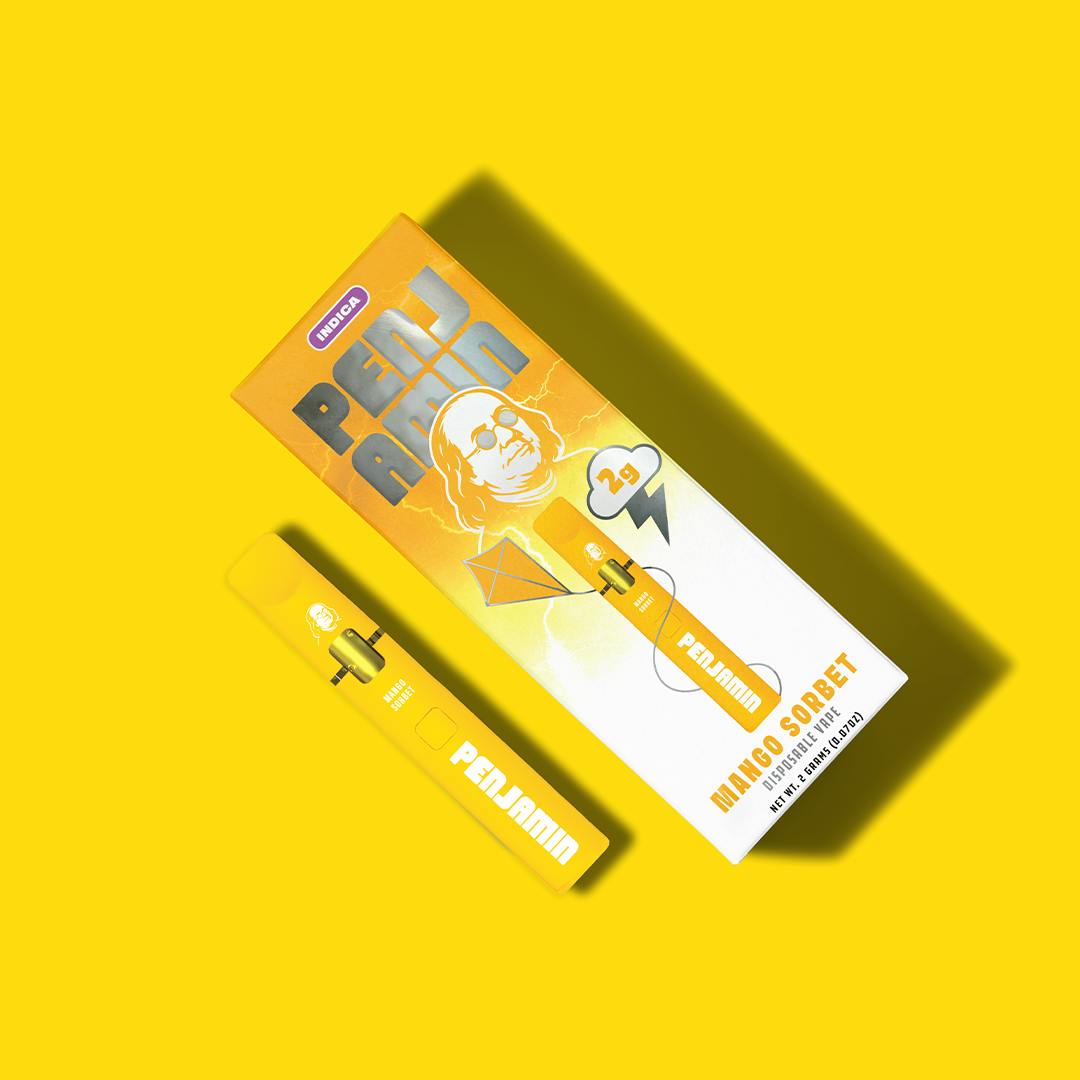 Penjamin - Mango Sorbet Disposable Vape - Indica