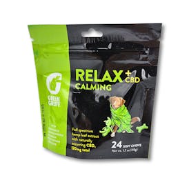 Green Gruff Relax CBD Dog Treats - 24ct