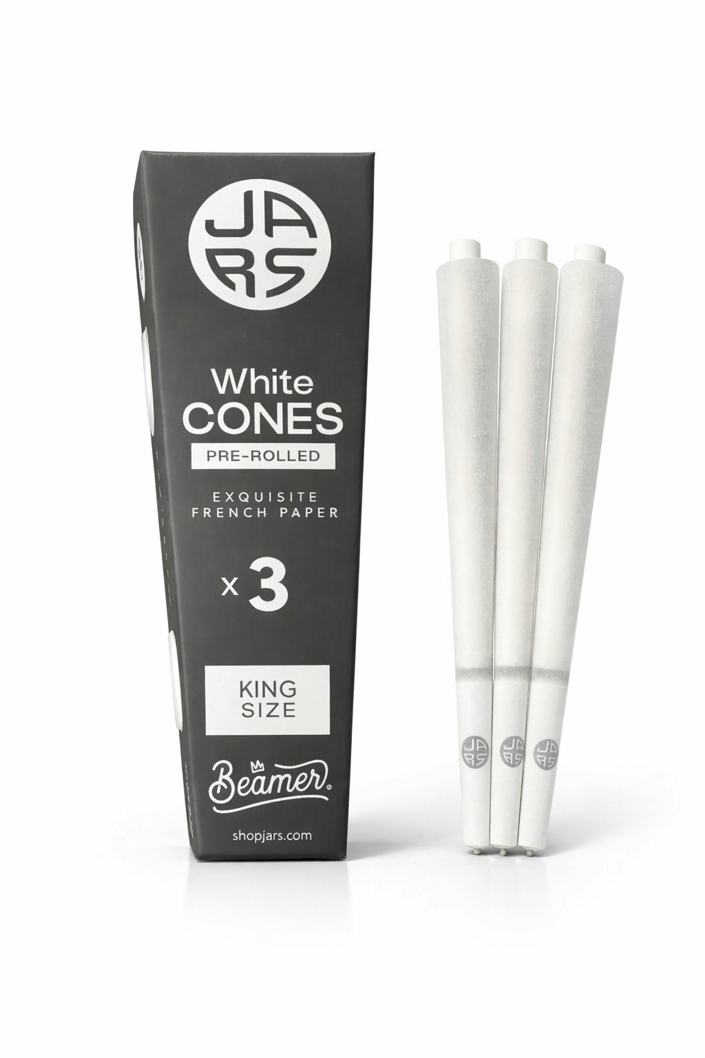 JARS White Cones King Size 3pk