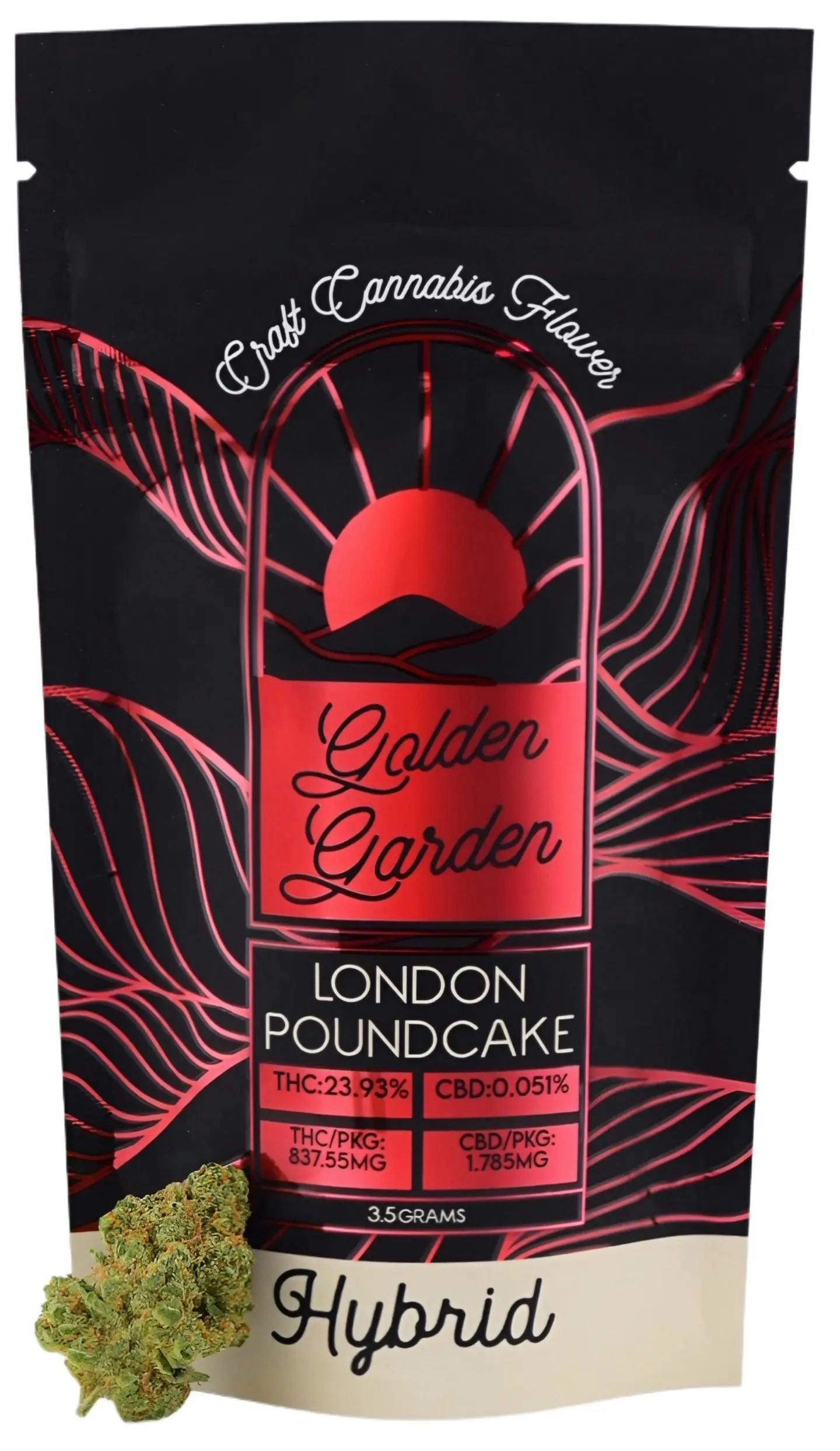 Golden Garden | Flower | London Pound Cake (Hybrid) | 3.5g