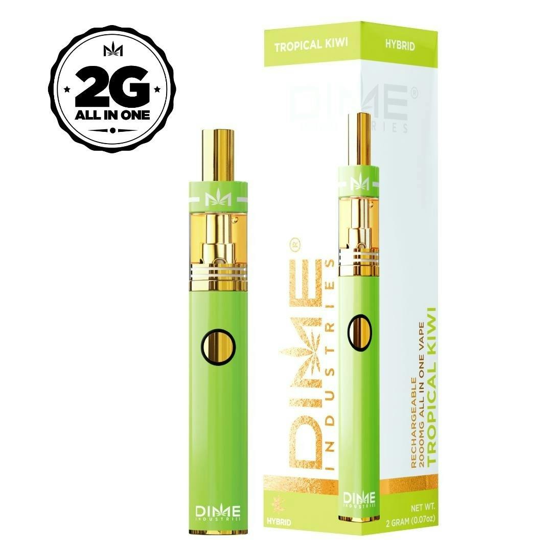 Dime | Vape AIO | Tropical Kiwi (Hybrid) | 2g