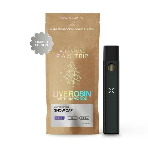 PAX | AIO Vape | Live Rosin with Diamonds | Snow Cap (Hybrid) | 1g