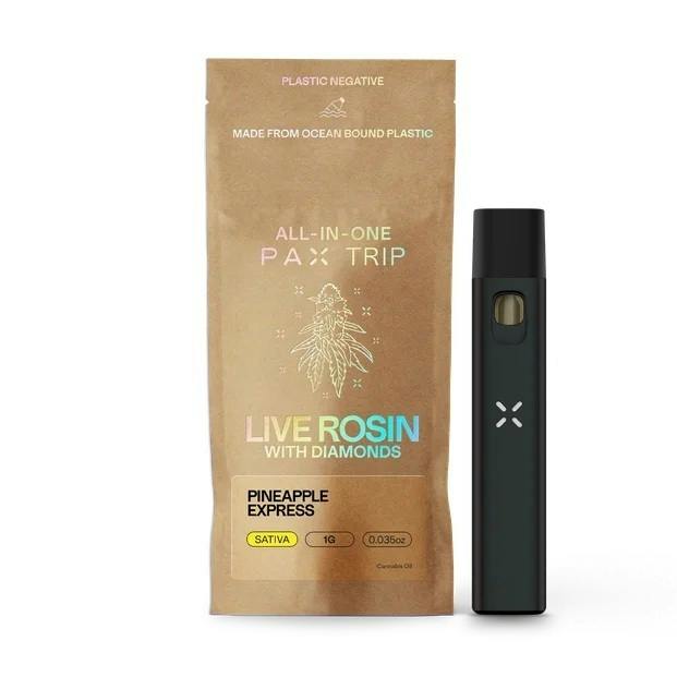 PAX | AIO Vape | Live Rosin with Diamonds | Pineapple Express (Sativa) | 1g