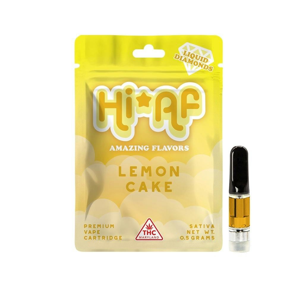 Hi Af | 510 Cartridge | Lemon Cake (Sativa) | 0.5g