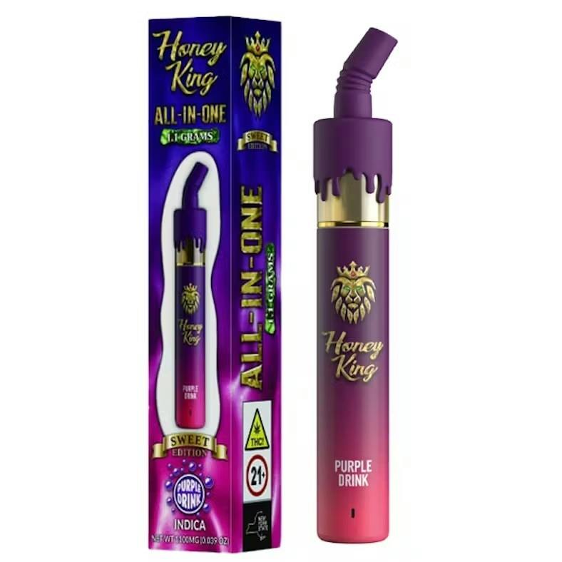 Honey King | AIO Vape | Purple Drink (Indica) | 1.1g