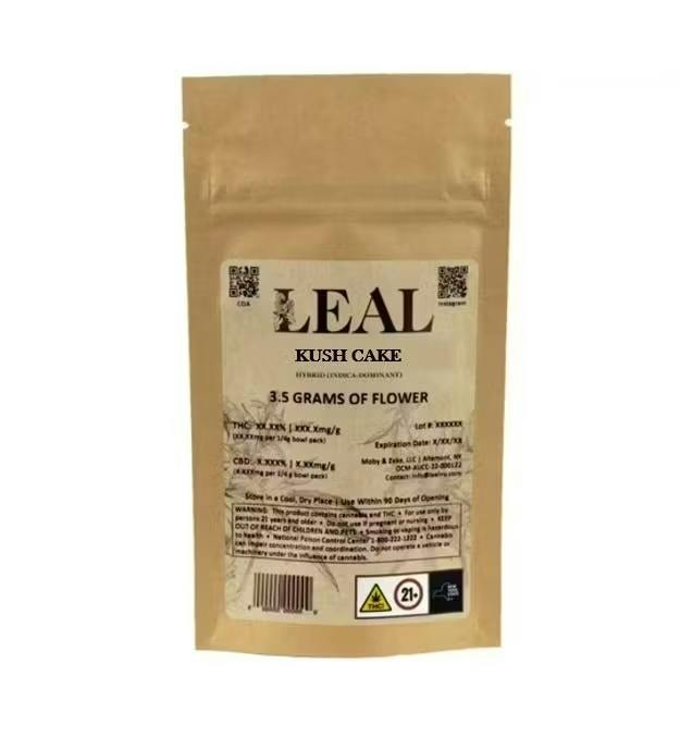 Leal | Flower | Kush Cake (Indica-Hybrid) | 3.5g