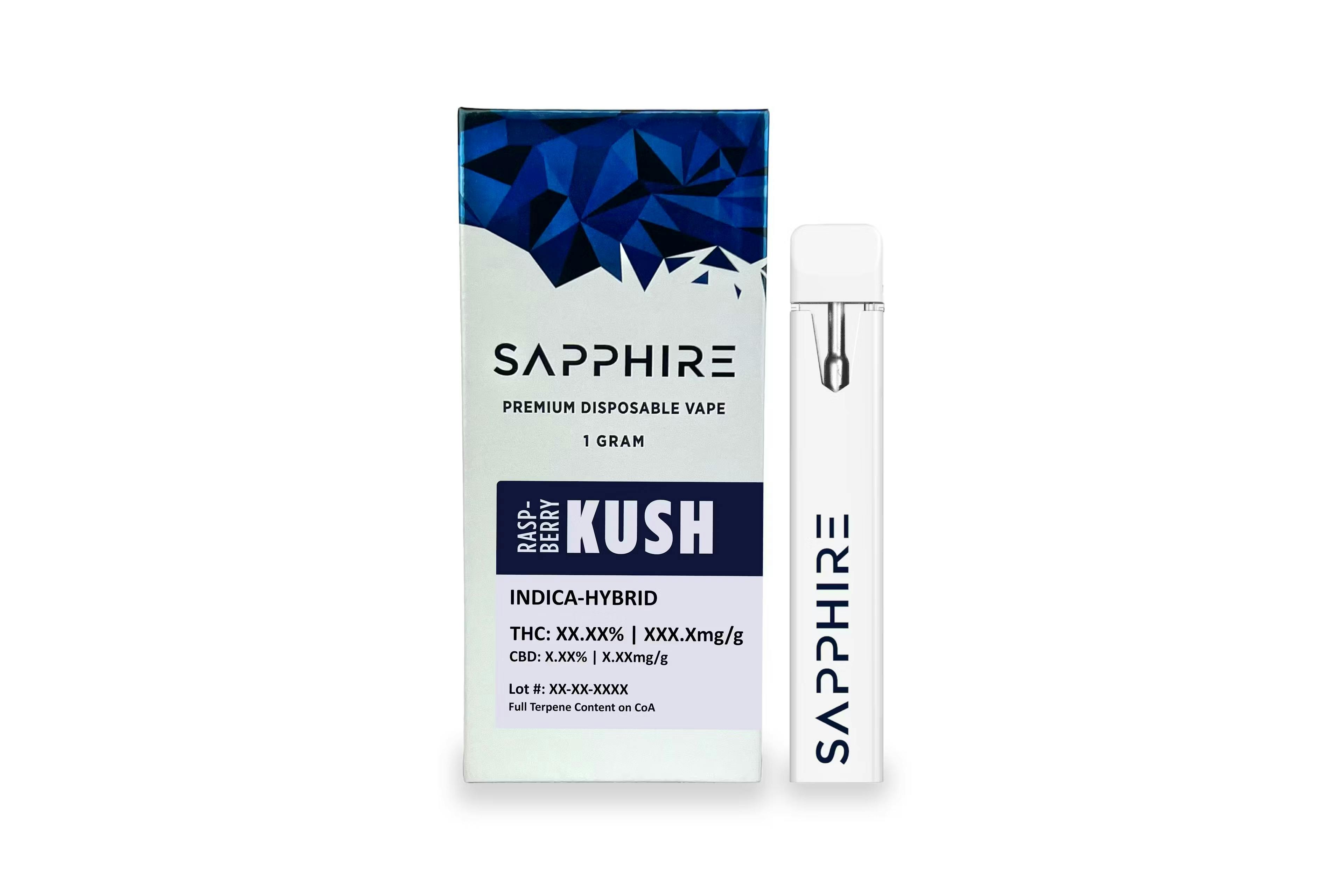 Sapphire | Premium AIO | Raspberry Kush (Indica-Hybrid) | 1g