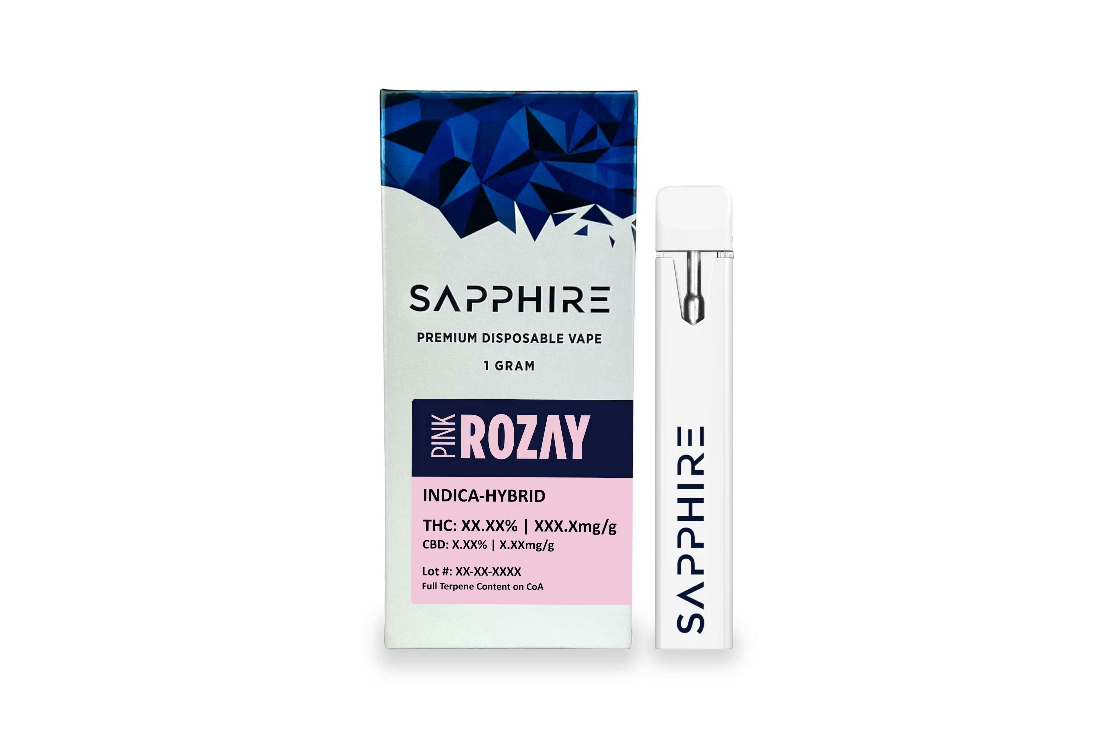 Sapphire | Premium AIO | Pink Rozay (Indica-Hybrid) | 1g