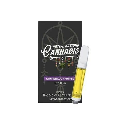 NNC | Live Resin - 510 Cartridge | Granddaddy Purple (Indica) | 1g
