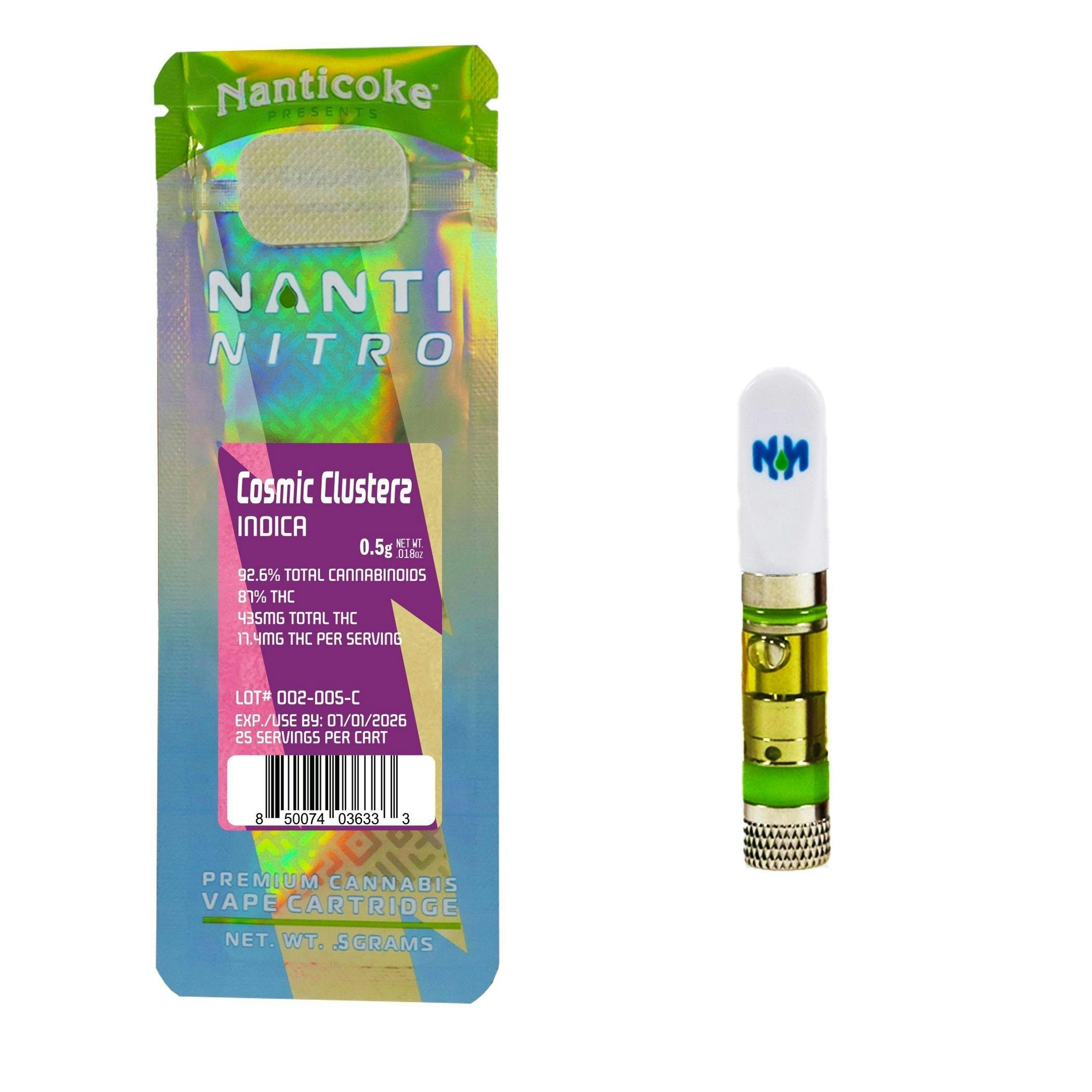 510 Cartridge | Cosmic Clusterz (Indica) | 0.5g