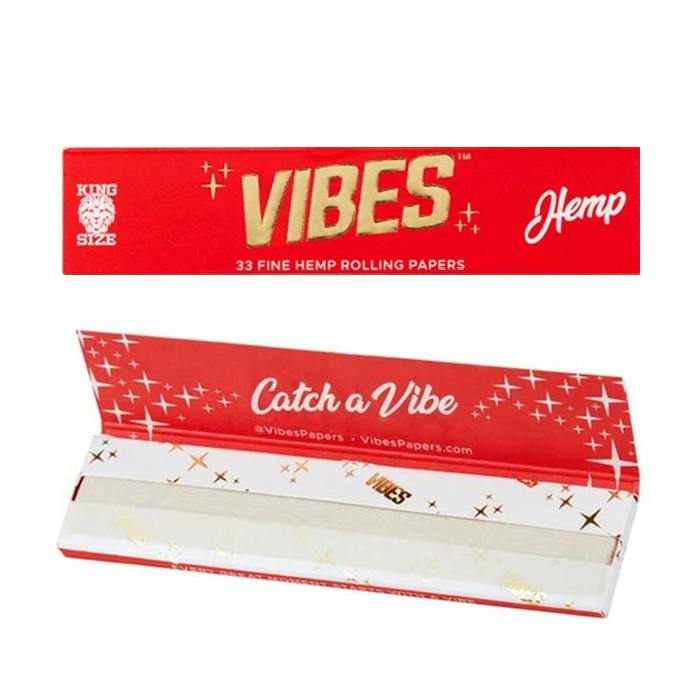 VIBES KING SIZE SLIM HEMP PAPERS