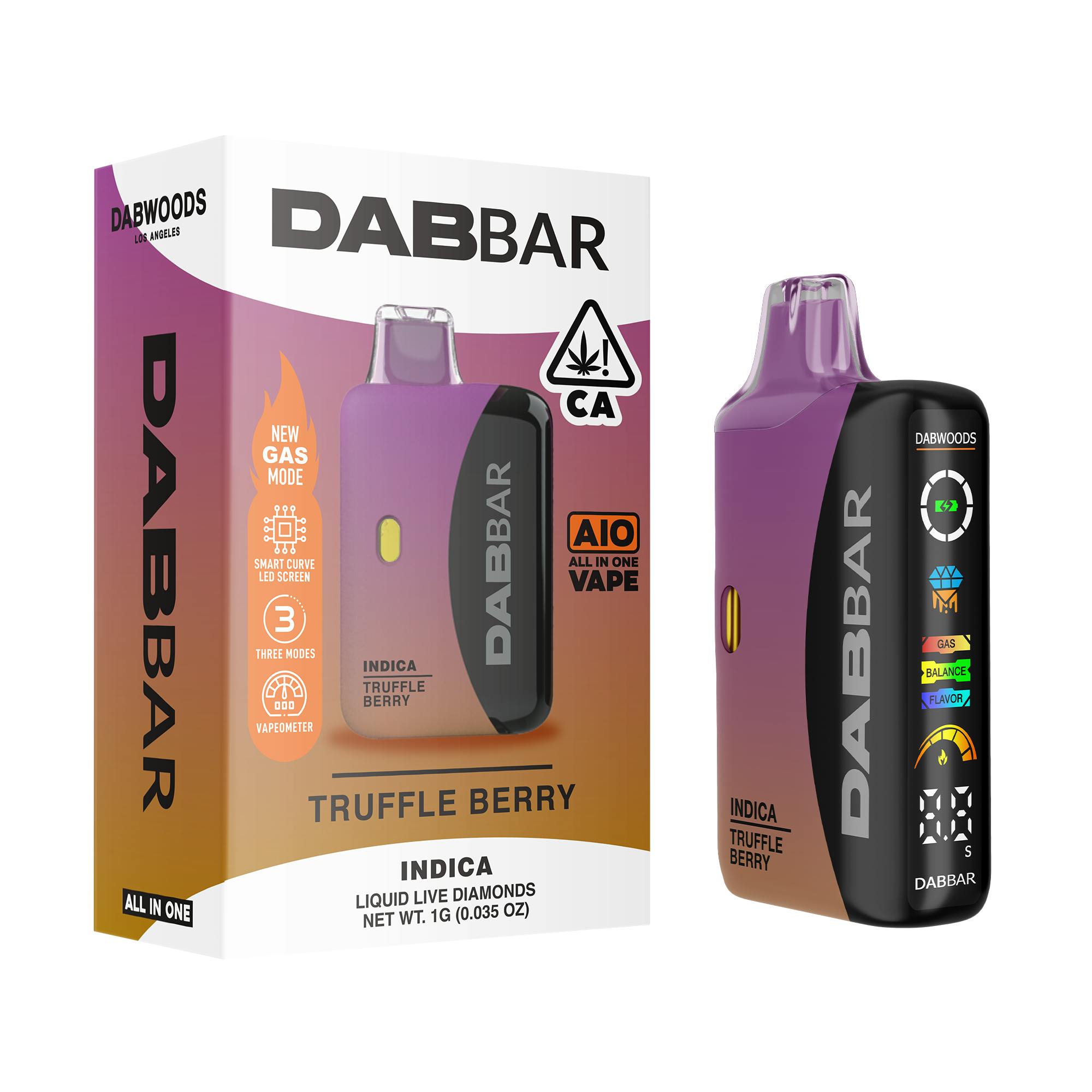 DABWOODS TRUFFLE BERRY 1G AIO