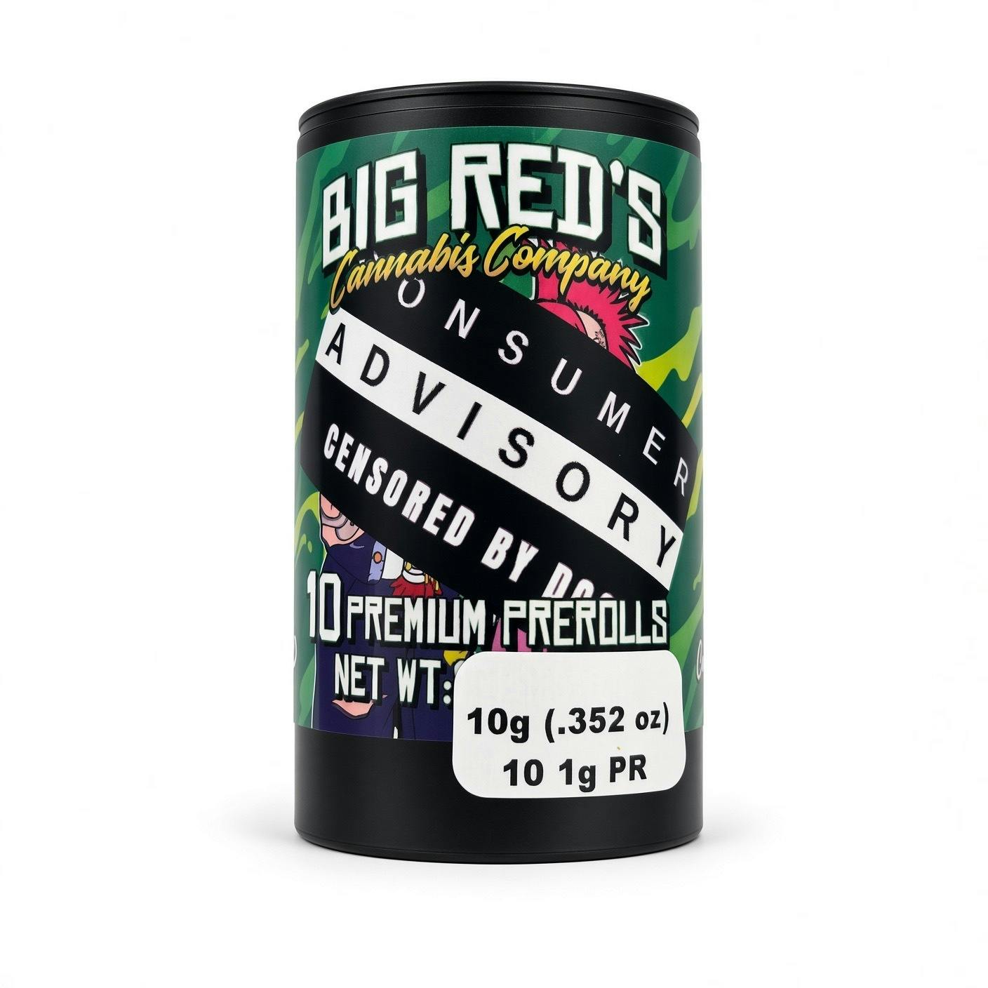 BIG RED'S RUNTZ 1G X 10PK PREROLL - 10 g