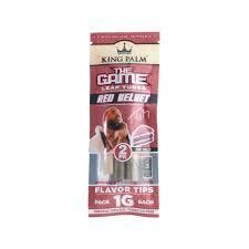 KING PALM RED VELVET 2PK HEMP CONES