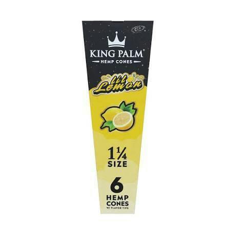 KING PALM LIL LEMON 6PK HEMP CONES