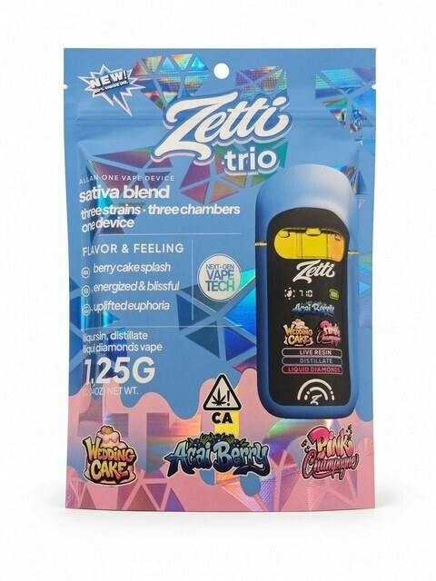 ZETTI WEDDING CAKE X ACAI BERRY X PINK CHAMPAGNE AIO-1.25
