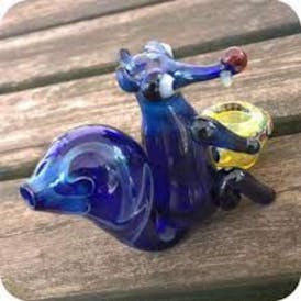 Novelty Sitting Squirrel 5" Hand Pipe - BOTH