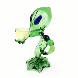 Alien Smoking 7" Hand Pipe - BOTH