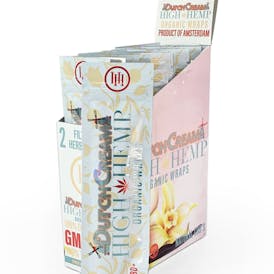 Papers High Hemp CBD + Organic Wrap Dutch Cream 2Pk - BOTH