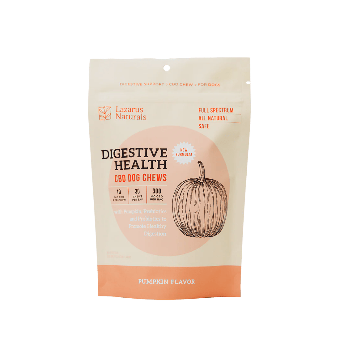 Lazarus Dog Chews - Digestive Health Pumpkin