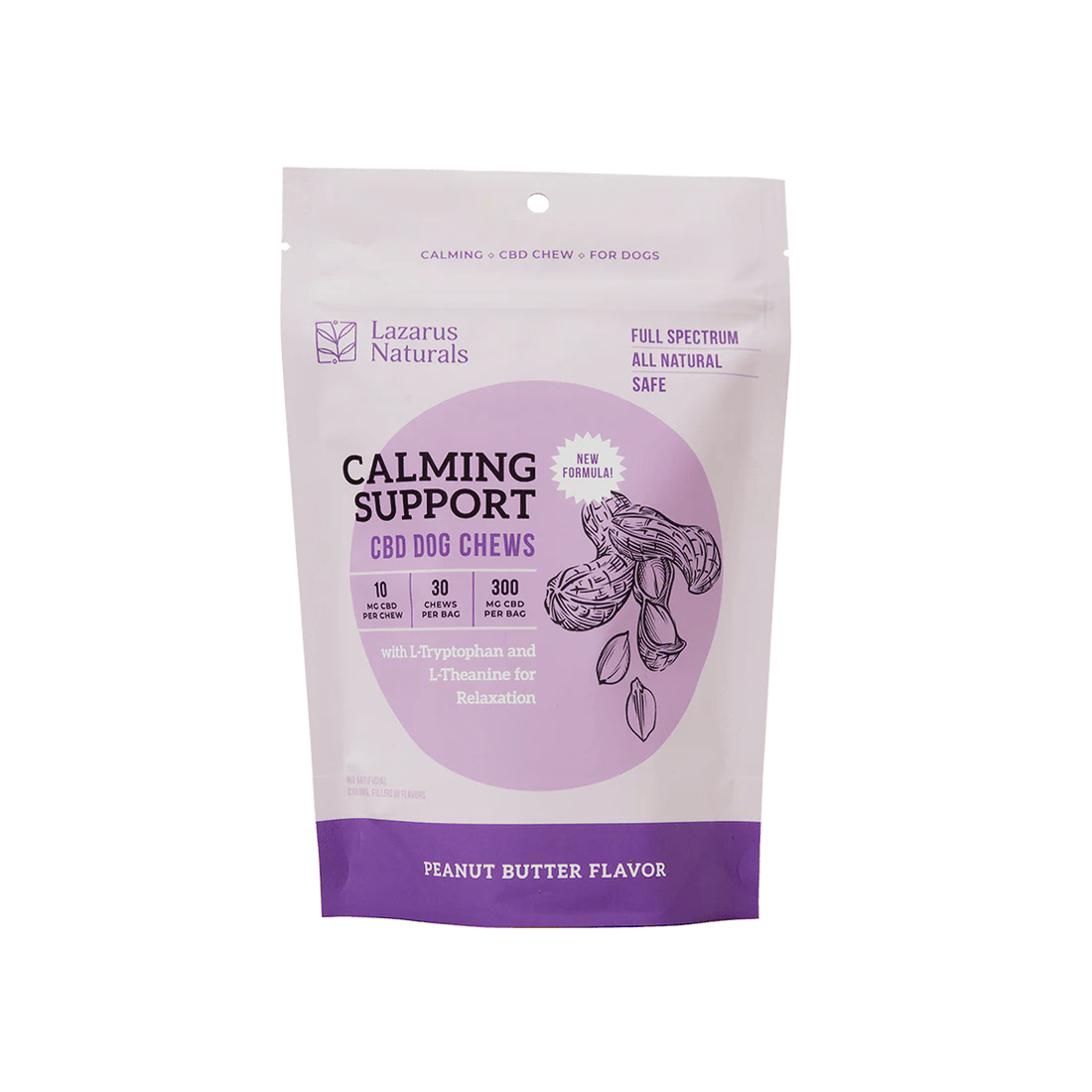 Lazarus Dog Chews - Calming Support Peanut Butter