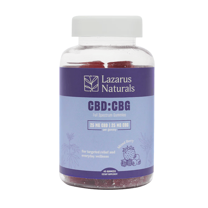 Lazarus Gummies Full Spectrum CBD/CBG - 10pk