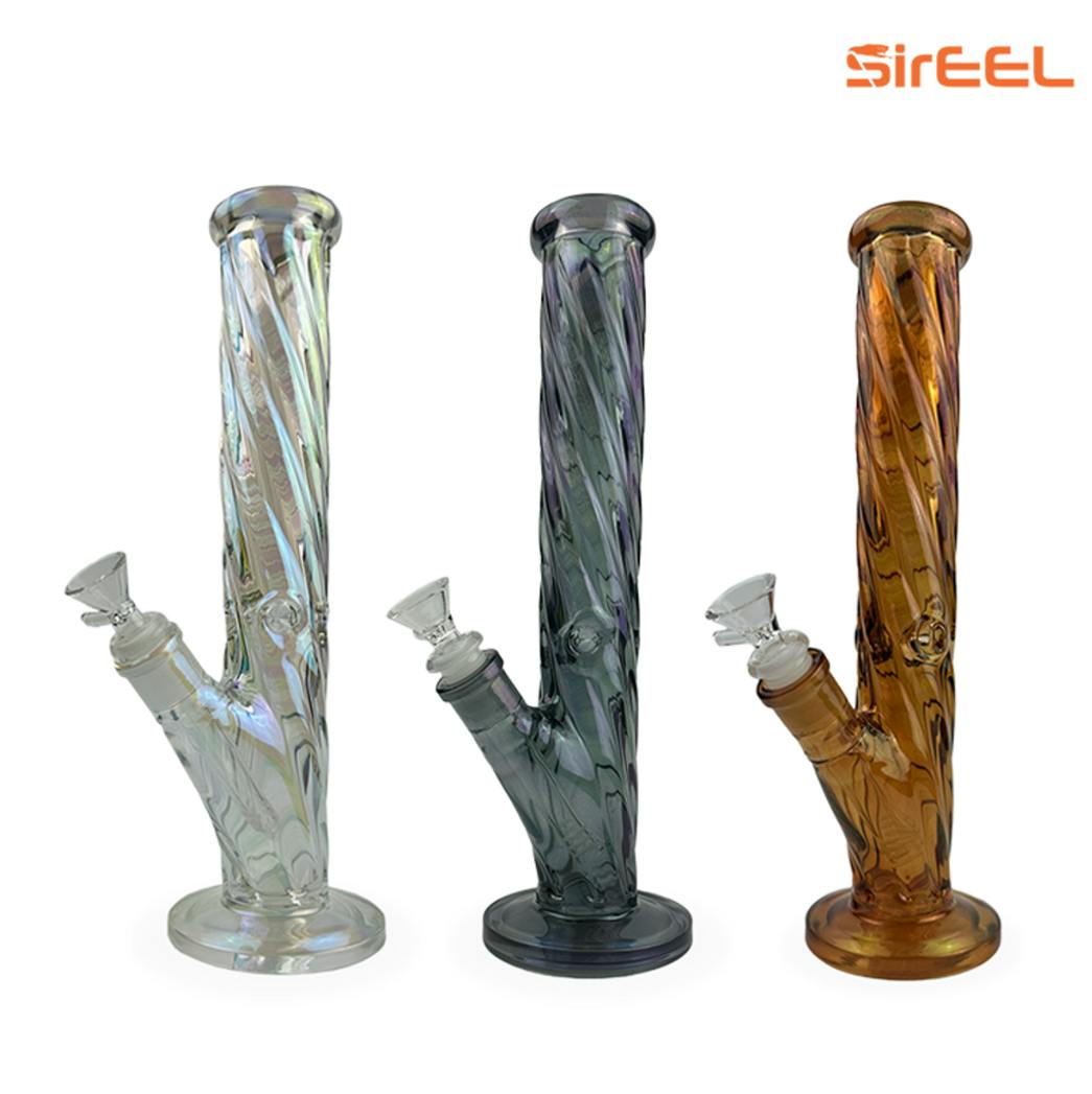 LB: 12" Twisted Straight Tube Bong