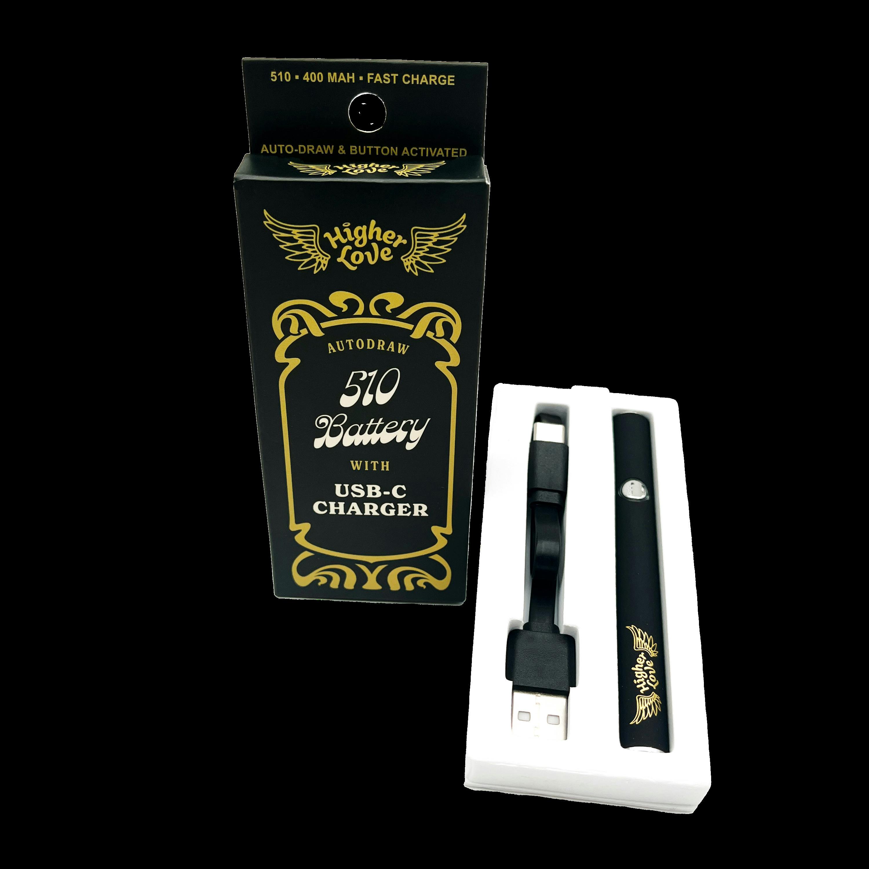 Higher Love 400mAh 510 Battery at Higher Love Cannabis Dispensary Munising