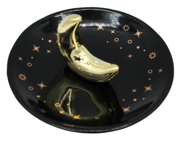 Ceramic Moon Incense Plate